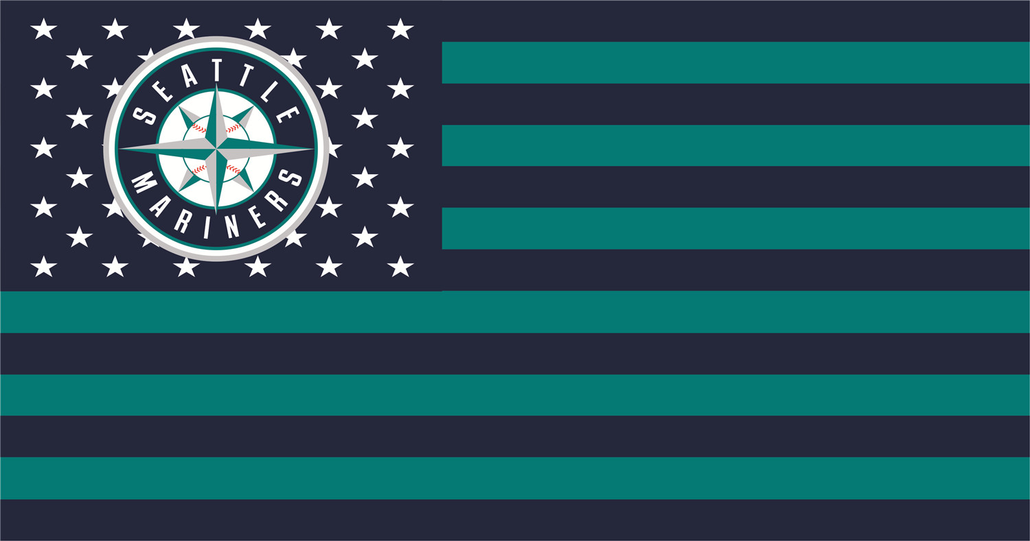 Seattle Mariners Flags iron on transfers